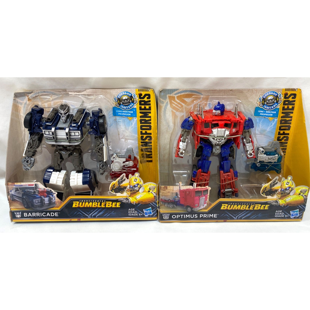 Transformers Bumblebee Energon Igniters Nitro Series Barricade & Optimus